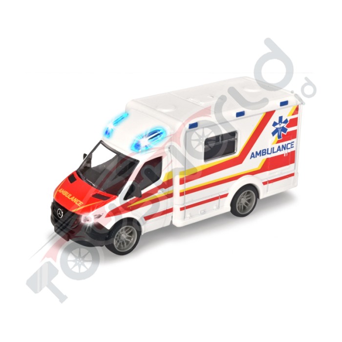 Majorette Grand Series Mercedes-benz Sprinter Ambulance – Toysworld.id