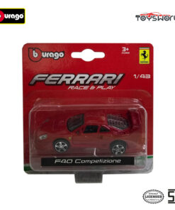 Bburago Ferrari F40 Competizione Scale 1/43 Vehicle Asst - Mainan Anak