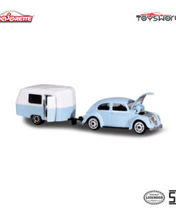 Majorette Vintage Trailer VW Beetle - Blue - Mainan Anak