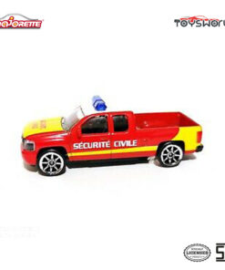 Majorette Country Police - Silverado Securite Civile - Red - Mainan Anak