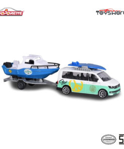 Majorette Trailer Volkswagen T6 Summer Time with speed boat