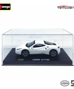 Bburago Ferrari Signature Series 488 GTB Scale 1/43 Metalic White - Mainan Anak