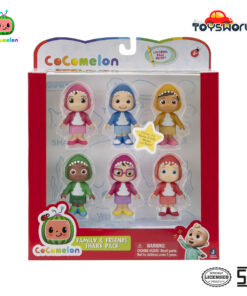 Cocomelon 6 Figure Pack Family & Friends Shark Theme - Mainan Anak