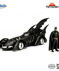 Jada Batmobile 1995 Batman Forever W Batman Figure 98036 Scale 1/24 - Mainan Anak