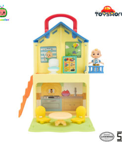 Cocomelon Medium Playset CoComelons Pop n Play House - 2 figures & 5 - Mainan Anak