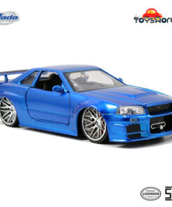 Jada Fast & Furious Nissan Skyline GT-R (R34) Scale 1/24 2002 - Metalic blue