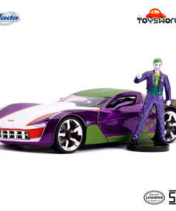 Jada Hollywood Rides Chevy Corvette Stingray Concept W Joker 2009 Scale 1/24