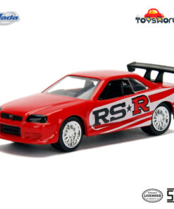 Jada JDM Nissan Skyline GT-R (BNR34) 2002 Red Scale 1/64 - Mainan Anak