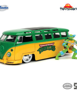 Jada Hollywood Rides Volkswagen Bus W/ Leonardo 1962 Scale 1/24 - Mainan Anak