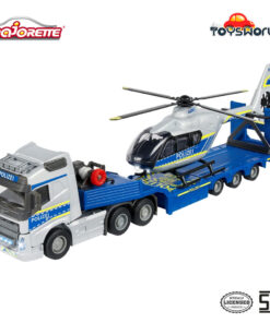 Majorette Volvo Series Truck Plus Helicopter Police - Mainan Anak