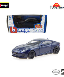 Bburago Jaguar F-Type R Dynamic Scale 1/43 Street Fire Asst Blue Donker - Mainan Anak