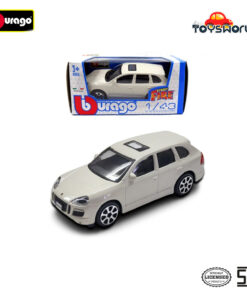 Bburago Porsche Cayenne Turbo Scale 1/43 Street Fire Asst White - Mainan Anak
