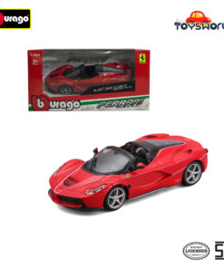 Bburago 1.43 Ferrari R&P Vehicle Asst - LaFerrari Aperta (Red)