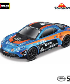 Bburago 1.43 Race Asst - Alpine A110 Cup No.76 Orange Blue