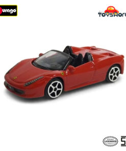 Bburago 1.64 Ferrari Asst @48 - 458 Spider Red