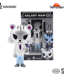 Tokidoki Figures Salaryman Tiger Vinyl Exclusive Silver