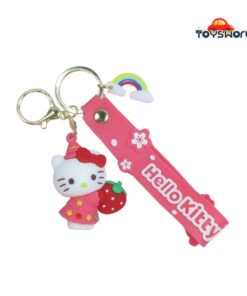 Keychain Mini Sanrio Hello Kitty With Strawberry