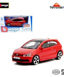 Bburago VW Poolo GTI Scale 1/43 Street Fire Asst - Red