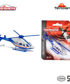 Majorette Helicopter Bell 429 Police Mercy Flight - White Blue
