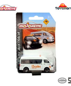 Majorette 13 cabs Australia Toyota Hiace White - Mainan Anak