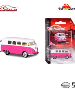 Majorette Vintage VW T1 Bus - Pink - Mainan Anak