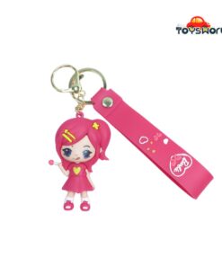 Keychain Anime Barbie Pink Hair