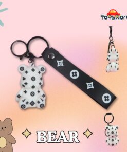 Keychain Karakter Bear White