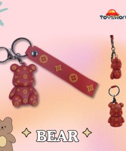 Keychain Bear Red