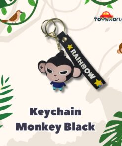 Keychain Monkey Black