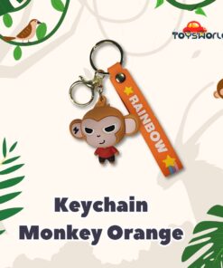Keychain Monkey Orange