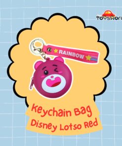 Keychain Bag Disney Lotso Red